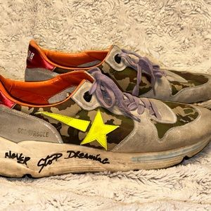 Men's Golden Goose running sole sneakers (Size 45/12)